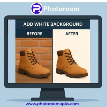 Add white background photoroom mod apk