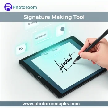 Signature Making tool photoroom mod apk